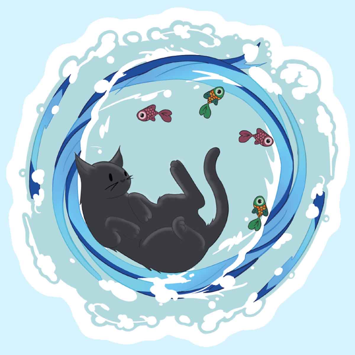 Slayer of Cats Giyu Sticker